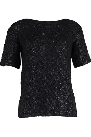 Moncler Pre-owned Womens Maglioni Tricot Girocollo Knit Top in Wool - Size Small