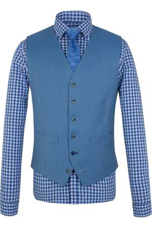 Gibson Mens Pale Waistcoat - Size 46 Regular