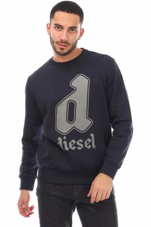Diesel Mens S-Gir 13-1 Sweatshirt in Cotton - Size 2XL