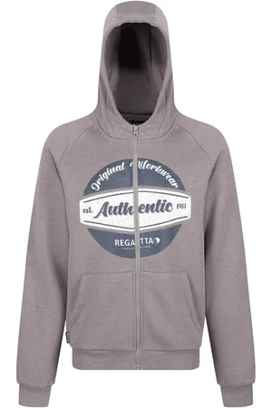 Regatta Mens Orginal Full Zip Hoodie (Rock Marl) - Size 3XL