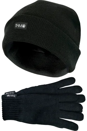 THMO Mens Thinsulate Hat and Gloves Set
