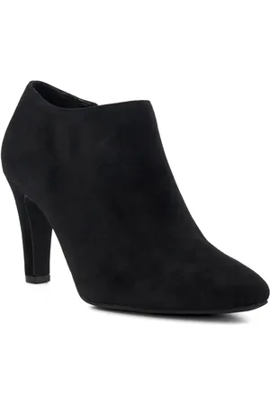 Dune Womens Ladies OPINION Heeled Ankle Boots - Suede - Size UK 8