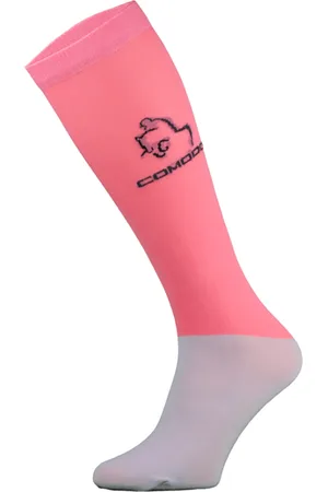 COMODO Womens Ladies Microfibre Knee High Horse Riding Equestrian Socks - Cotton - Size 2-3.5 (UK Shoe)