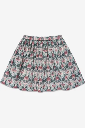 BONPOINT Girls Calipso Cotton Skirt in - Size 12Y