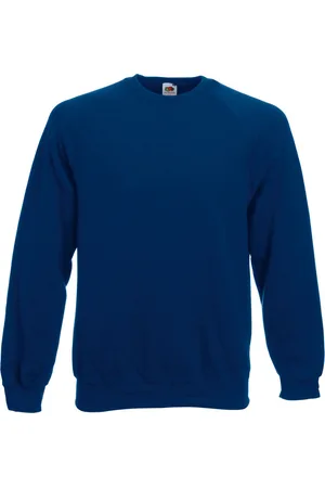 Fruit Of The Loom Mens Raglan Sleeve Belcoro Sweatshirt - Size Large