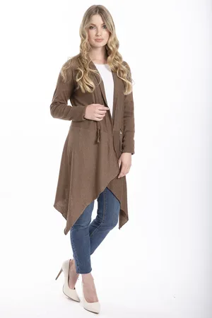 Jayley Womens Cashmere Long Cardigan - - One Size