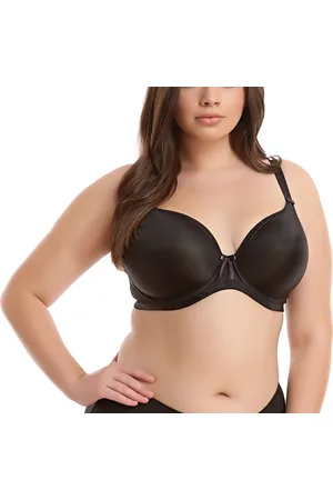 Elomi Womens Bijou Banded Moulded Plunge T-Shirt Bra - Polyamide - Size 34FF