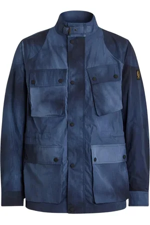 Belstaff Mens Fieldmaster Dark Ink Navy Thin Jacket - Size Small