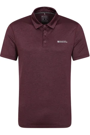 Mountain Warehouse Mens Deuce IsoCool Polo Shirt (Dusky ) - Size X-Large