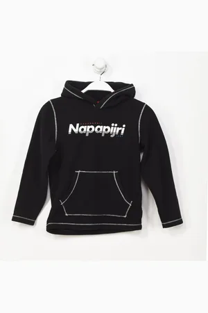 Napapijri Boys K TAU fleece sweatshirt high neck with hood GA4EPP boy - - Size 8Y