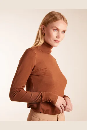 Blue Vanilla Womens Roll Neck Jumper - - Size 2XL