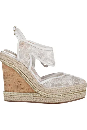 Nicholas Kirkwood Pre-owned Womens High Heel Lace Wedges in Synthetic - Size EU 37