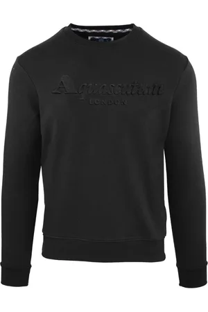Aquascutum Mens Embossed Brand Logo Sweatshirt - Size Medium