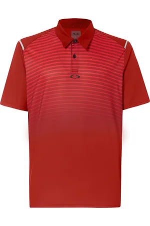 Oakley Short Sleeve Striped Mens Golf Polo Shirt 434229 80U - Size X-Large