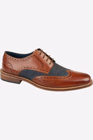 ROAMERS Mapleton MEMORY FOAM Brogues Mens - - Size UK 8
