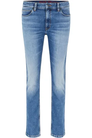 HUGO BOSS Mens 734 Skinny-Fit Jeans in Cashmere - Size 33W/34L