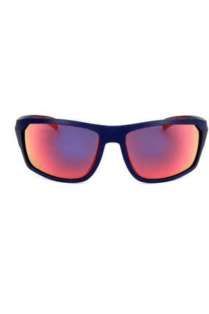 Tommy Hilfiger Mens Matte Blue Red Sunglasses - Polyamide - One Size