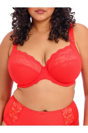 Elomi Womens Charley Stretch Plunge Bra - Salsa - Polyamide - Size 36G