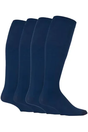 IOMI Mens 2 Pairs of 80 Denier Compression Knee High Energising Socks 6-11 UK - Nylon - Size UK 6-11