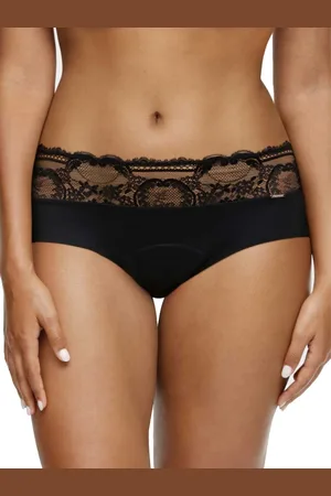 Chantelle Womens Hipster Lace Period Pants - Polyamide - Size 3XL