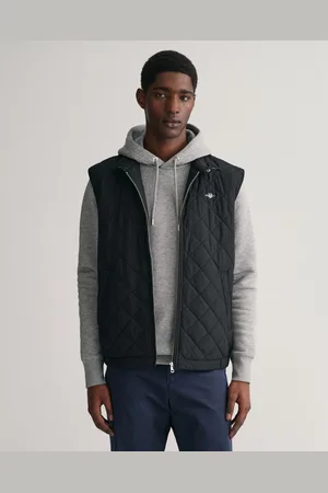 GANT Mens Quilted Windcheater Vest - - Size X-Large