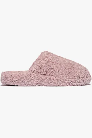FitFlop IQUSHION D-LUXE Womens Mule Slippers Dusky - Size UK 3