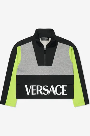 VERSACE Boys Half Zip Sweatshirt in - Size 14Y