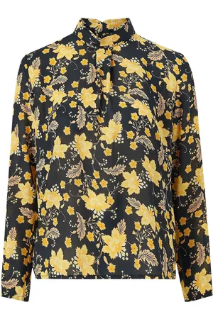 ELLOS Womens High Neck Blouse - Size 10 UK