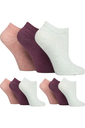 IOMI 9 Pack Womens Diabetic Trainer Socks