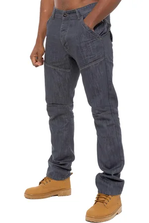 Enzo Mens Denim Jeans Straight Leg - Polycotton - Size 32W/32L