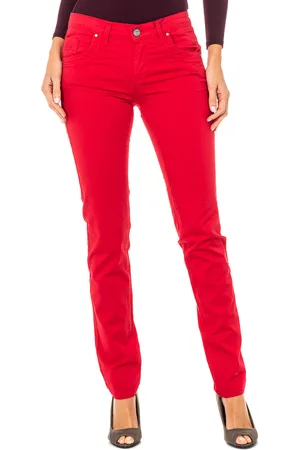 La Martina Womens Stretch elastic pants with skinny-cut hems LWT006 woman - Cotton - Size 27 (Waist)