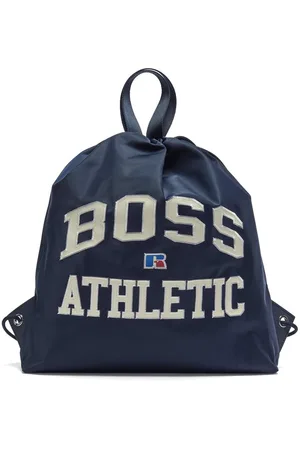 HUGO BOSS Mens Accessories Drawstring Backpack in Navy - Nylon - One Size