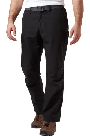 Brasher Mens Water Resistant Walking & Hiking Trousers with Multiple Pockets - - Size 36W/29L