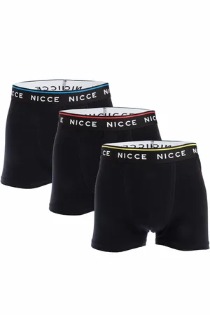 Nicce London Mens Balbyn 3 Pack Boxer Shorts in - Size Large