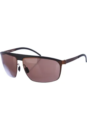 Mercedes Benz Mens Rectangular metal sunglasses M1046 men - - One Size