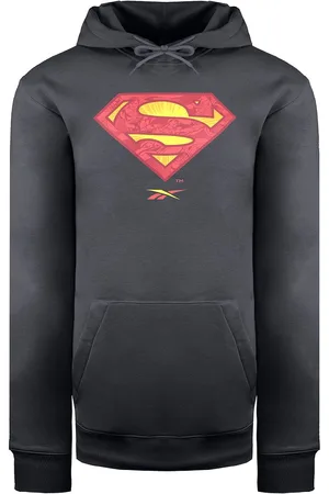 Reebok X DC Superman Mens Dark Graphite Hoodie - - Size Small