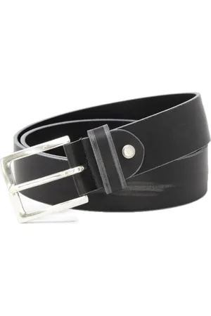 Antony Morato Mens Leather Belt with Buckle Fastening in - Size Medium