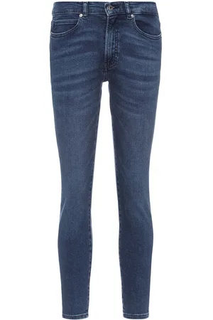 HUGO BOSS Womens Charlie Skinny-Fit Jeans in Cotton - Size 27W/32L