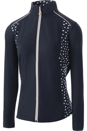 Island Green Womens/Ladies Zip Drop Hem Top Layer ( /White) - Size Small