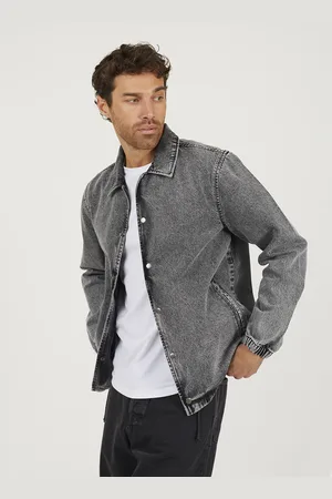 Brave Soul Mens Denim Coach Style Jacket - Size Small