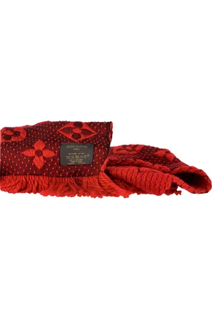 LOUIS VUITTON Pre-owned Womens Monogram Logomania Scarf in Wool - One Size