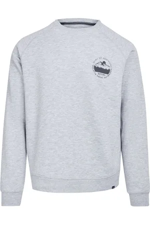 Regatta Mens Nithsdale Mountain Crew Neck Crop Sweatshirt ( Marl) - Size X-Large