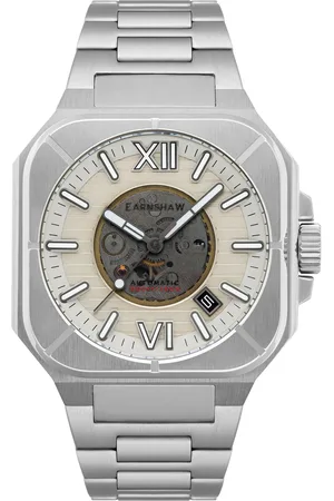 THOMAS EARNSHAW Mens Armoury Skeleton Automatic Watch - Stainless Steel (archived) - One Size
