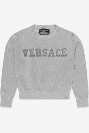 VERSACE Girls Logo Knitted Sweater in - Size 6Y