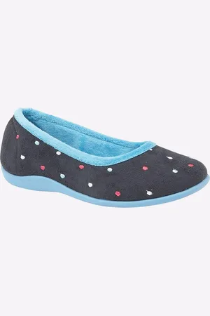 Sleepers Isla MEMORY FOAM Slippers Womens - - Size UK 4