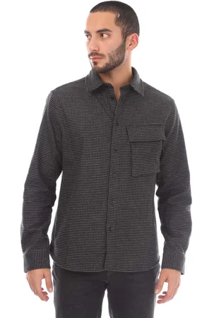 Belstaff Mens Cotton Houndstooth Scale Shirt in - Size Medium