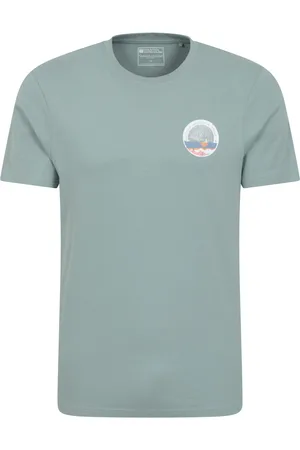 Mountain Warehouse Mens Padstow Printed Organic T-Shirt - Size Small