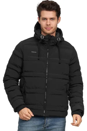 Brave Soul Bravesoul Mens Puffer Jacket Winter Hooded Coat - - Size 2XL