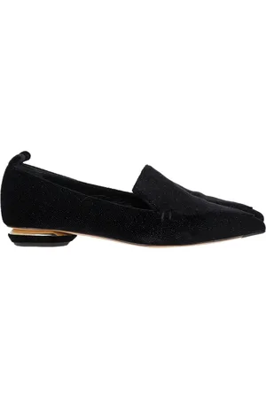 Nicholas Kirkwood Pre-owned Womens Beya Loafers In Suede - Size 35.5 EU/IT