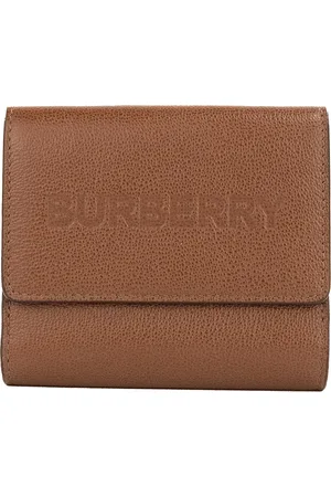 Burberry WoMens Luna Grained Leather Small Coin Pouch Snap Wallet - One Size